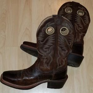 Ariat Boots Heritage Roughstock Brown Oiled